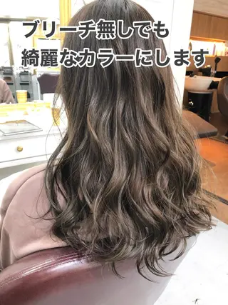 セミロング カラー Soleria 田中慎一のヘアスタイル