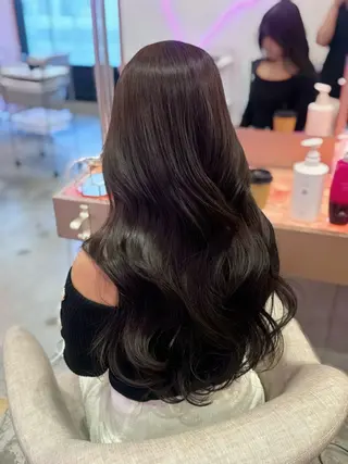 ロング 艶カラー✨レイヤー 𝐚𝐲𝐚𝐤𝐚のヘアスタイル