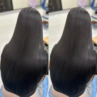 ロング 髪質改善🩵縮毛矯正 代々木/木下のヘアスタイル