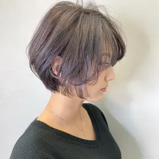 ショート カラー YUSUKE レイヤーカットカラーのヘアスタイル