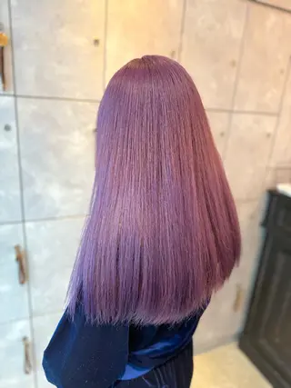 セミロング カラー 🌈インナーカラー ‘ショウマ’🌈のヘアスタイル