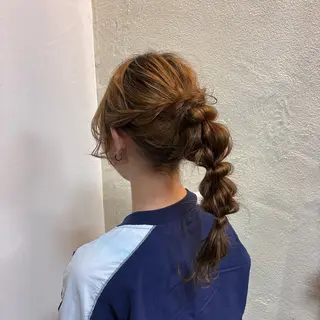 ロング ヘアアレンジ 若林 美帆のヘアスタイル