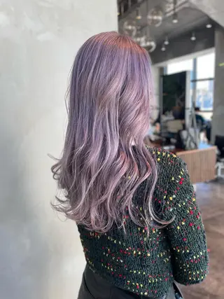 ミディアム カラー 韓国ヘア 店長NEGIのヘアスタイル