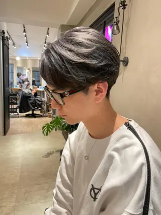 カラー メンズ 10月限定モニター 髪質改善美髪矯正のヘアスタイル