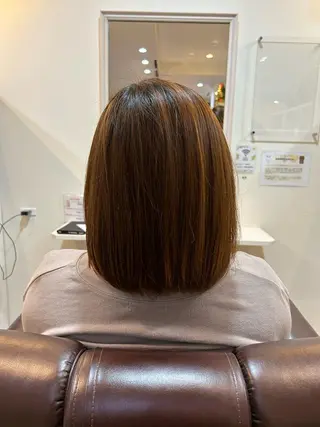 ミディアム 森田 詩音のヘアスタイル