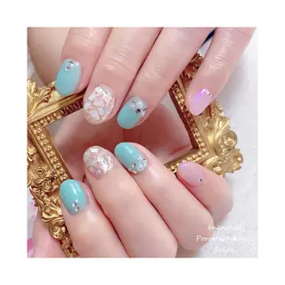 ミディアム ネイル 👑enen style👑のネイルデザイン