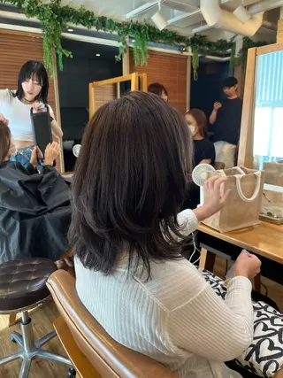ミディアム 清水 京太のヘアスタイル
