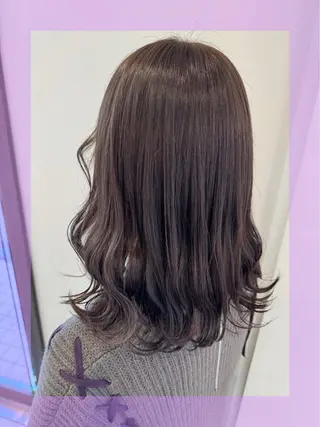 セミロング カラー ヘアアレンジ ブリーチ♡メンズ マッシュ♡MIUのヘアスタイル