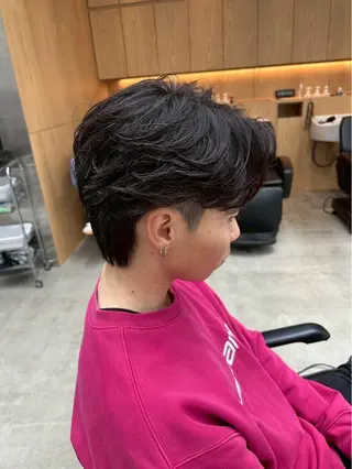 パーマ メンズ レディース／メンズ パーマ特化／内山遥斗のヘアスタイル