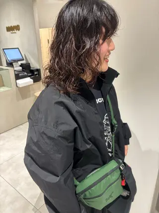 ミディアム パーマ ayaka #パーマ#アレンジのヘアスタイル