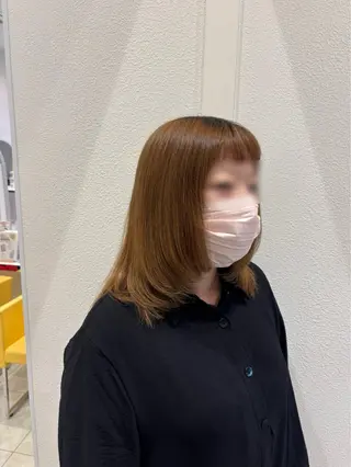 セミロング カラー/ツヤ髪/ ヘッドスパ/りおんのヘアスタイル