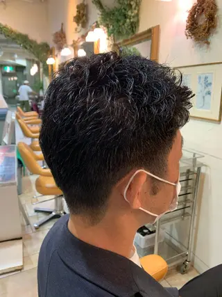パーマ メンズ 立石 タテイシのヘアスタイル