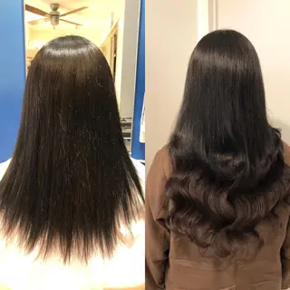 ロング カラー 🧡艶髪ちゅるん髪 🫧🧡YUKI❄️のヘアスタイル