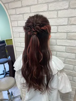 ロング ヘアアレンジ 0円カラーモデル🚺 ／坂本詩穂🌟彡のヘアスタイル