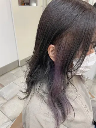 ロング カラー 🍒透明感カラー/ 艶カラー/さくら🍒のヘアスタイル
