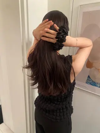 ロング カラー saku 🎀🫧のヘアスタイル
