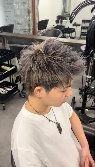 ショート カラー メンズ 山口 琢也のヘアスタイル