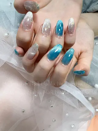 セミロング カラー ネイル Nail NaNaのネイルデザイン
