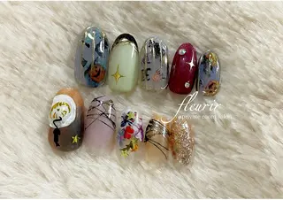 ネイル フルリール 【プライベートサロンのネイルデザイン