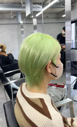 ショート カラー パーマ ヘアアレンジ メンズ キッズ ネイル マツエク・マツパ アイブロウ 大人スタイル 太田のヘアスタイル