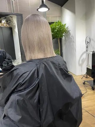 ミディアム カラー ARCANAブリーチ ダブルカラー🌟原宿のヘアスタイル