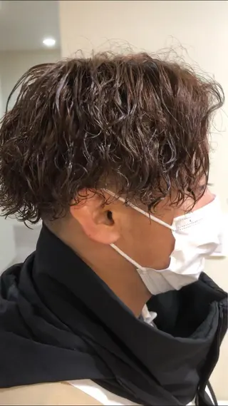 ショート カラー パーマ ヘアアレンジ メンズ キッズ ネイル マツエク・マツパ アイブロウ EnBlesS西宮 マンツーマン神道有基のヘアスタイル