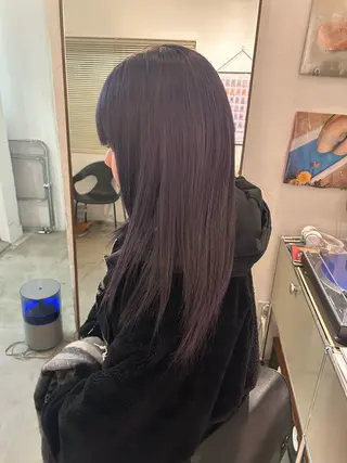 ロング カラー キラ/ハイトーン/ 天神美容室のヘアスタイル