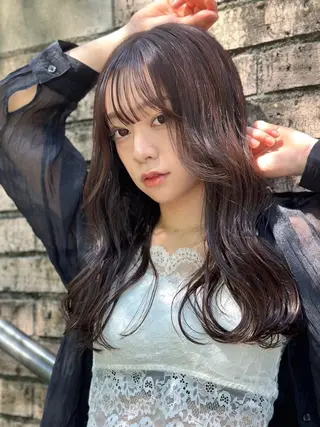 ロング 中尾 碧斗のヘアスタイル