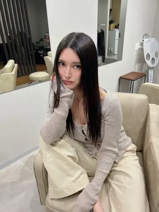 ロング box  mico. mutsumiのヘアスタイル