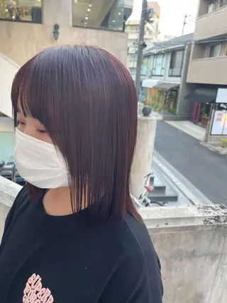 カラー 髪質改善&美髪カラー ボブ&ロングRINのヘアスタイル