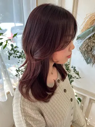 セミロング カラー merc. 🩵せのおのヘアスタイル