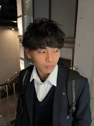 ショート パーマ メンズ Tycann(タイカーン)所属・【メンズ特化】 友希のヘアスタイル