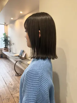 セミロング 💛🤍U too e’s /店長🧸のヘアスタイル