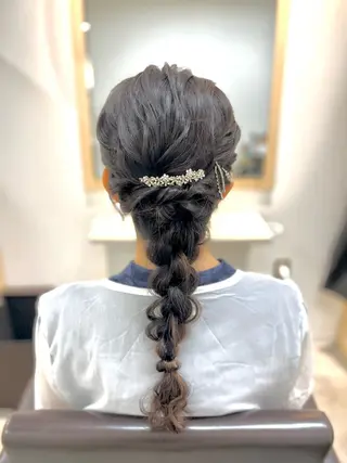 ヘアアレンジ 似合わせヘアメイク 💐オダギリチアキのヘアスタイル