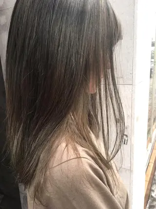 セミロング 狩野 羅夢のヘアスタイル