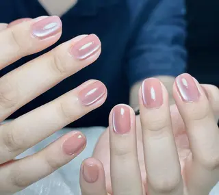 ネイル By moonネイル 🌷ワンホン/韓国風のネイルデザイン