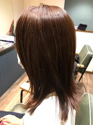 セミロング カラー Ray hair 春日部のヘアスタイル
