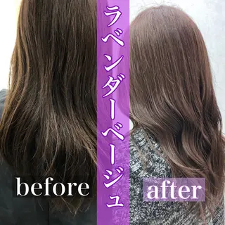 セミロング カラー 難波/心斎橋/ボブ/ 髪質改善/ハイトーンのヘアスタイル