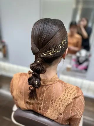 セミロング 韓国カラーお任せ❤️ アサコサユリ🎀の眉毛・アイブロウイメージ