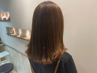 ミディアム 髪質改善/艶カラー 🎀レイヤーカットのヘアスタイル