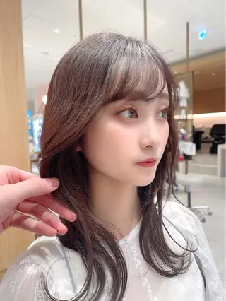 ロング カラー 顔周り特化/韓国ヘア /レイヤー/吉野幸大のヘアスタイル