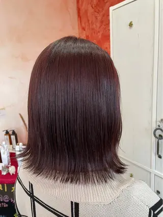 ミディアム カラー 、 、のヘアスタイル