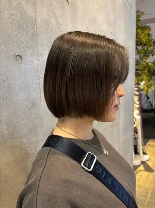 ショート 透明感カラー/ 艶髪縮毛矯正/しほのヘアスタイル