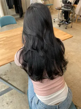ロング カラー レイヤー/柔色 カラー/SAkiのヘアスタイル