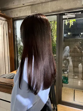 ロング パーマ×透明感カラー MIOのヘアスタイル