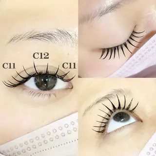 マツエク・マツパ elu+ rinaのマツエク・マツパデザイン