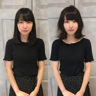 ミディアム カラー 大人可愛いショート* NoWL栗原隆成のヘアスタイル
