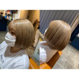 カラー 🐻結んで可愛い hair EMI🐻のヘアスタイル