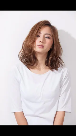 ショート ミディアム セミロング ロング カラー パーマ ひがし　まさし JYUNESU副代表のヘアスタイル