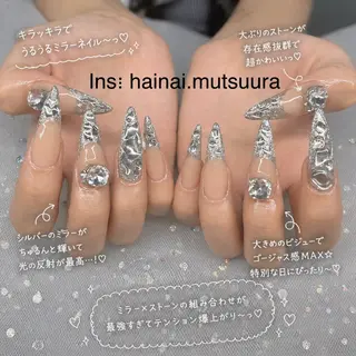 ネイル ハイネイル 自宅サロンのネイルデザイン